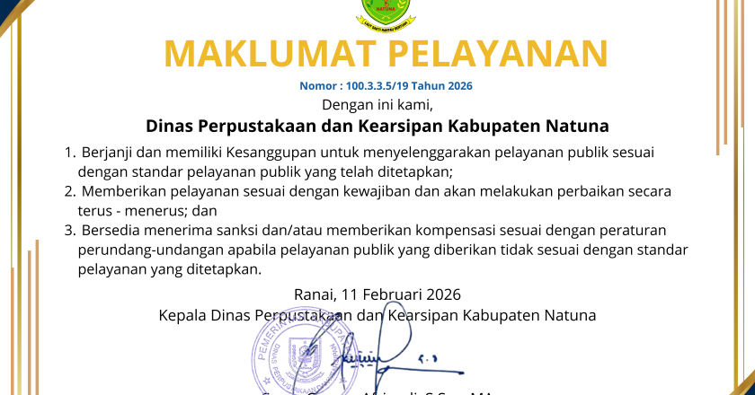 Maklumat Pelayanan
